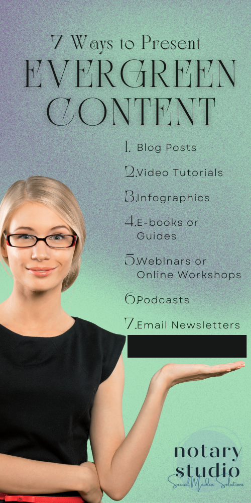 Presenting Evergreen Content