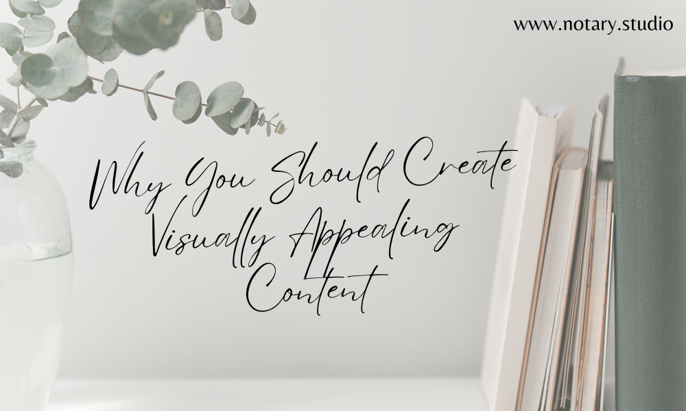 Visual Appeal Matters!