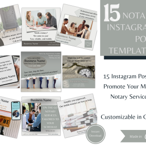 15 Notary Instagram Templates