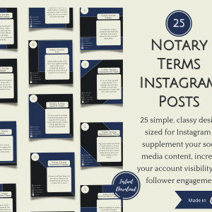 25 Notary Terms for Instagram