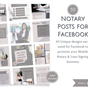 50 Notary Post Templates for Facebook