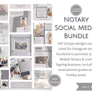 Notary Social Media Bundle