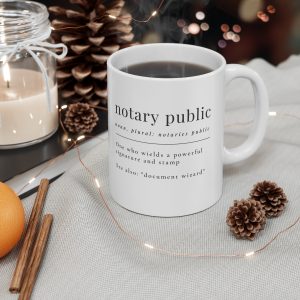 Notary Public Ceramic Mug 11oz